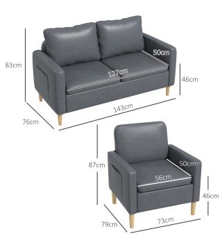 Conjunto de Sofá
