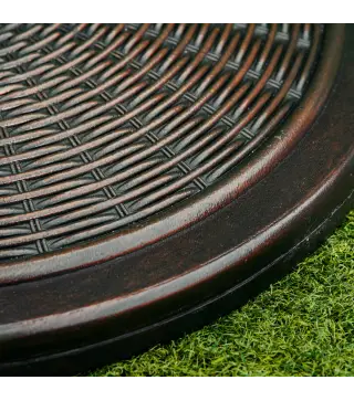 Base para Sombrilla de Jardín Peso Neto 13 kg Soporte de Parasol de Cemento Retro para Postes de 35mm/38mm/48mm para Terraza Pat