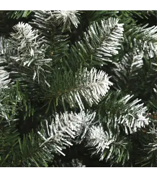 Árbol de Navidad 180 cm Árbol de Navidad Grande con 630 Puntas 37 Piñas Base Plegable y Soporte de Acero para Decoración de Inte