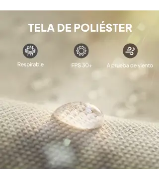 4 Paredes Laterales para Cenador 3x3 m Laterales de Carpa con 8 Ventanas Protección UV 30+ Impermeable Gris Claro