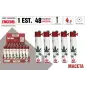 Encendedor Round Maceta Estuche 48 Und