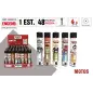 Encendedor Round Motos Estuche 48 Und