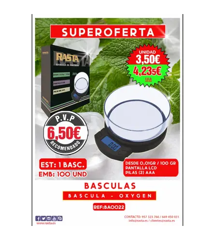 Báscula Zen 0.01Gr 100Gr 1Und Emb 100