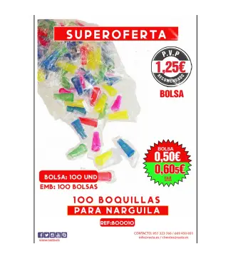 Boq-Narguila 1 Bol 100Und Emb 100Bol