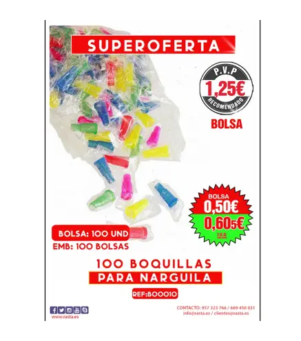 Boq-Narguila 1 Bol 100Und Emb 100Bol