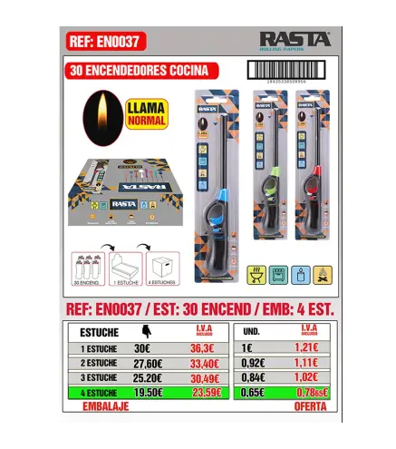 Blister Cocina Largo 30Blister Emb 4Est