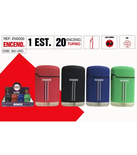 Encendedor Turbo Modelo Zippo Silicona Lineas