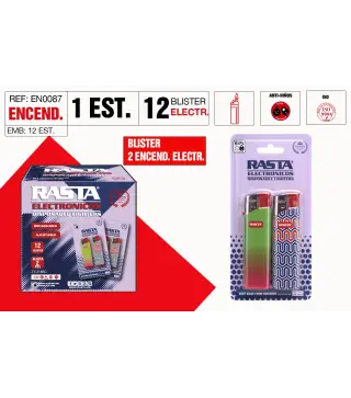 Encendedor Electronico Blister 2 Und.