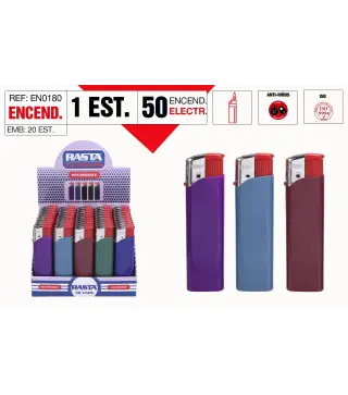 Encendedor Electronico Est: 50 Und.