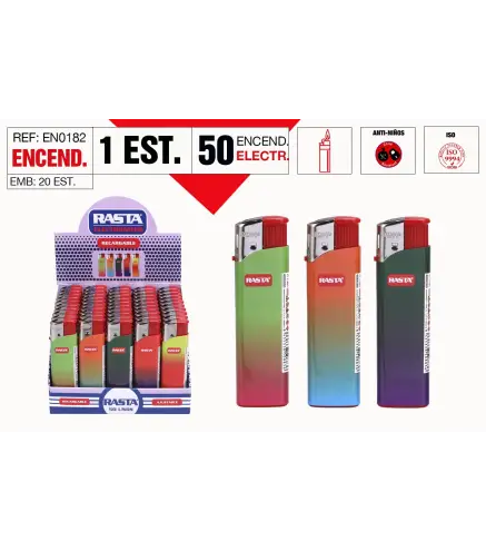 Encendedor Electronico Est: 50 Und