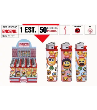 Encendedor Piedra Est: 50 Und.