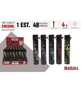 Encendedor Round Maria4 Estuche 48 Und