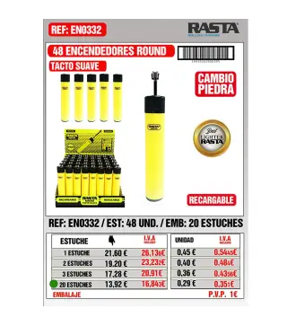 Encend.Round.Amarillo Est 48 Emb 20Est