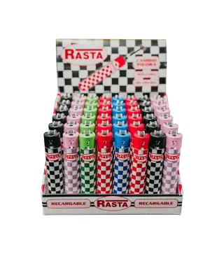 Encendedores Redondos Retro - 48 Uds