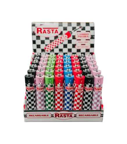 Encendedores Redondos Retro - 48 Uds