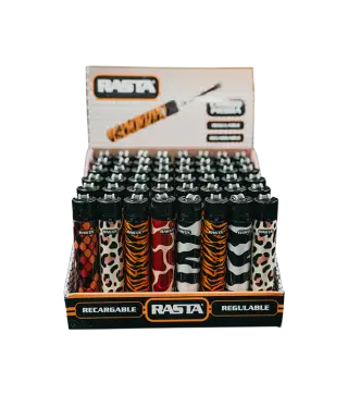 Encendedores Redondos Animal Print - 48 Uds