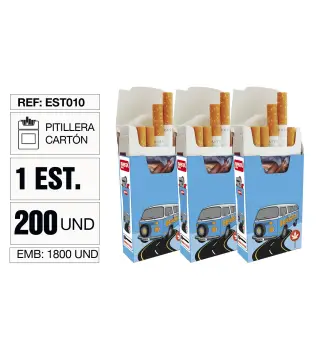 Pitillera De Cartón Furgoneta