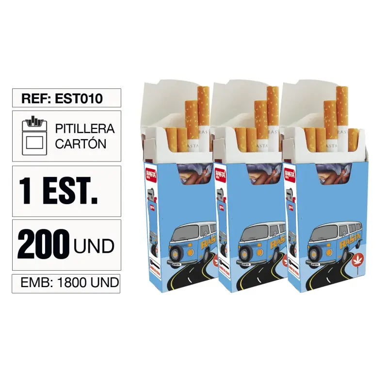 Pitillera De Cartón Furgoneta