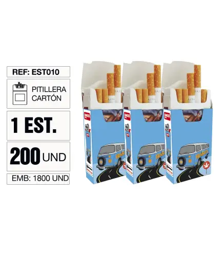 Pitillera De Cartón Furgoneta