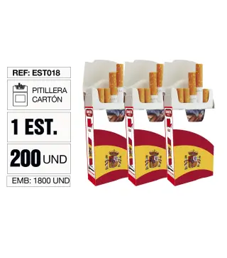 Pitillera Cartón Bandera