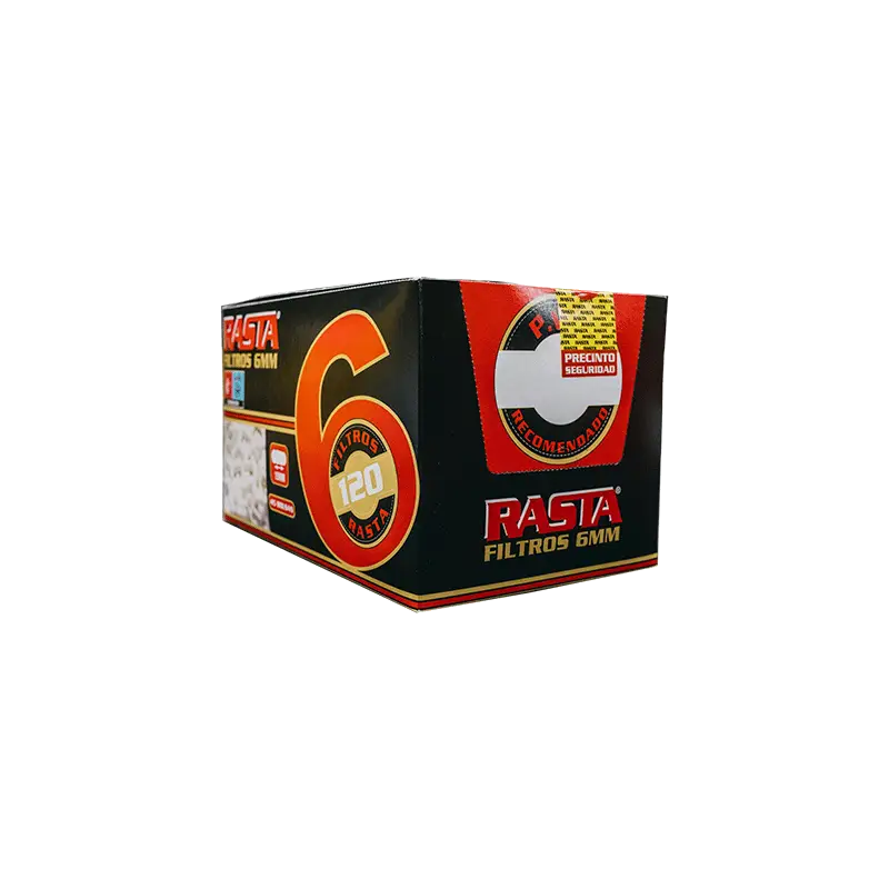 Filtros Tabaco De 6Mm - 120 Unidades
