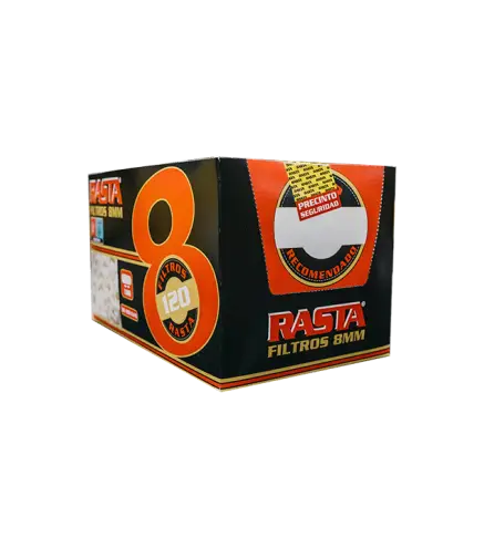 Filtros Tabaco De 8Mm - 120 Unidades