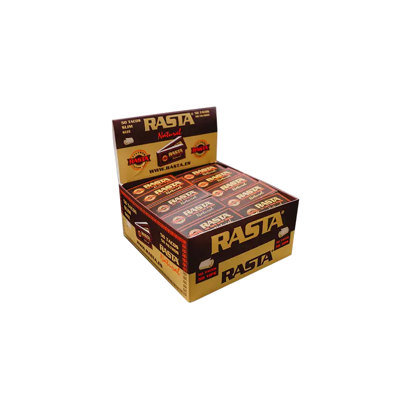 Filtros De Cartón Slim Natural - 50 Tacos