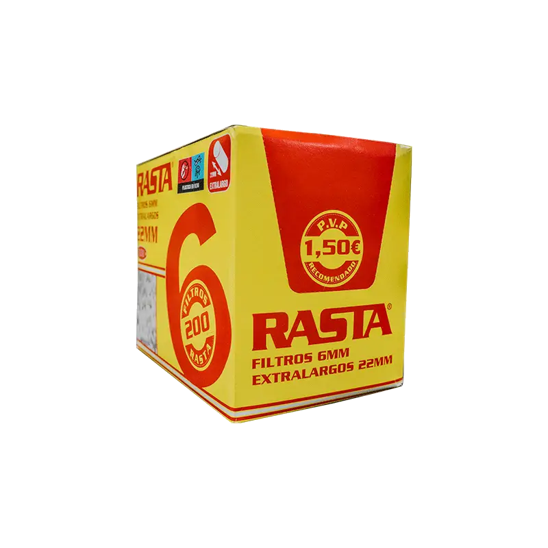 Filtros Tabaco Extra Largos De 6Mm - 200 Unidades