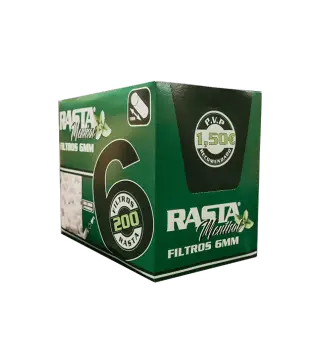 Filtros Tabaco Mentolados De 6Mm - 200 Unidades