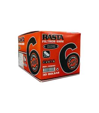Filtros Tabaco 6Mm - 200 Unidades