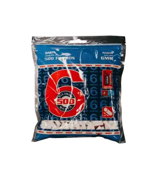 Filtros Tabaco De 6Mm + Encendedor - 500 Unidades