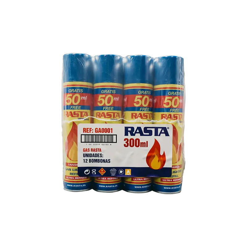 Gas Rasta 300Ml Est 12Und Emb 8Est