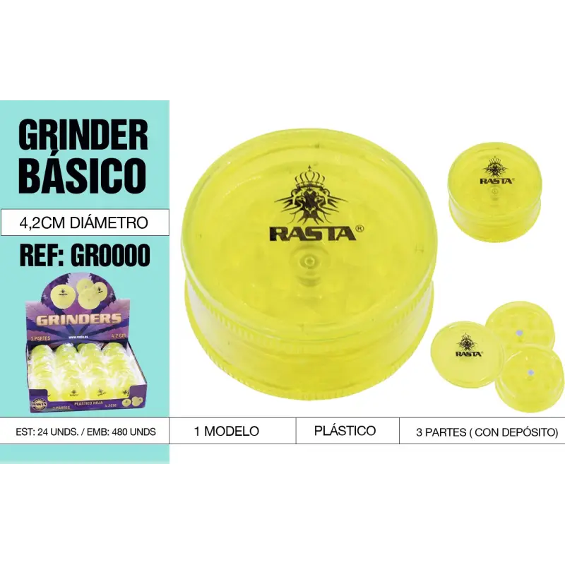 Grinder Básico 2 Partes 4,2Cm