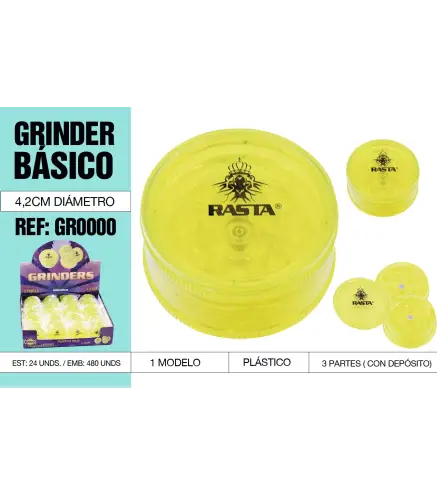 Grinder Básico 2 Partes 4,2Cm