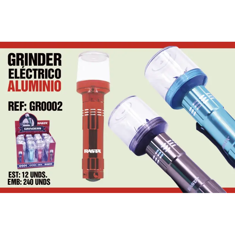 Grinder Electrónico Aluminio