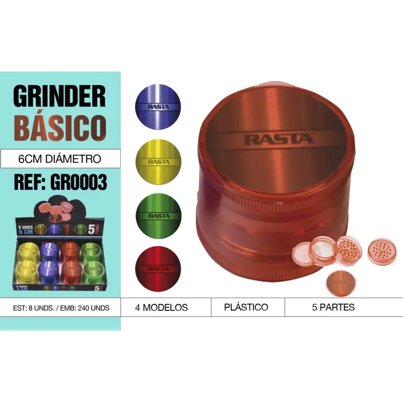 Grinder 5 Partes 6Cm