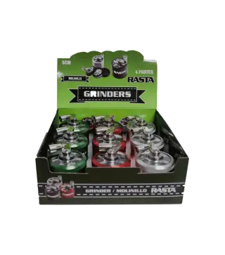 Grinder-4Part- Alum* 5Cm Est 9 Emb 12Est