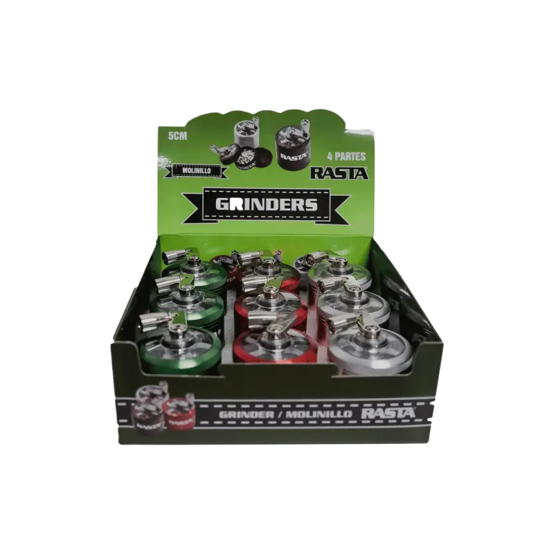 Grinder-4Part- Alum* 5Cm Est 9 Emb 12Est