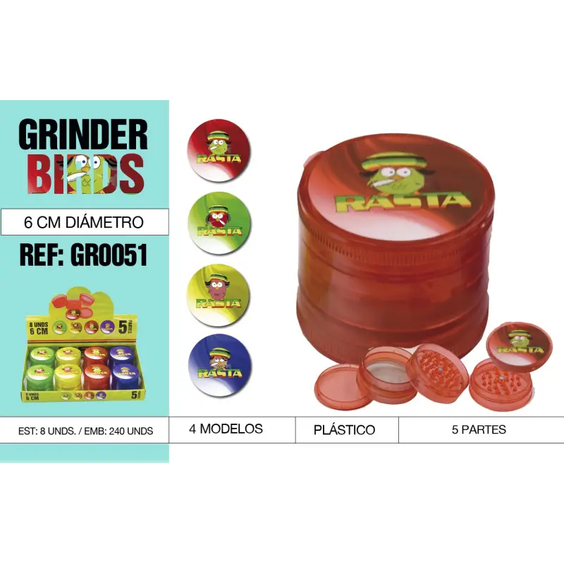 Grinder 5 Partes 6Cm