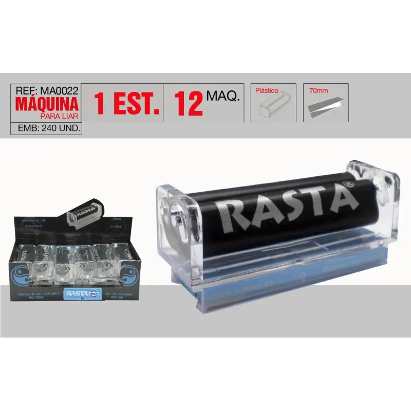 Máquina Para Liar Metacrilato 70Mm + Porta-Libritos