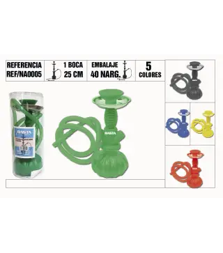 Narguila Mini 25Cm 1 Boca Tacto Silicona