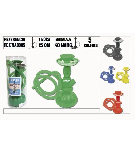 Narguila Mini 25Cm 1 Boca Tacto Silicona
