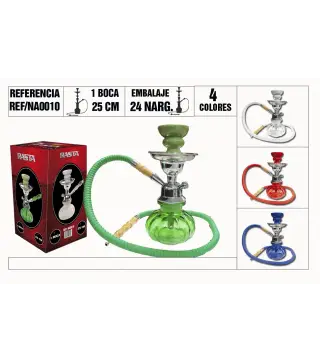 Narguila Básica Mini 25Cm 1 Boca