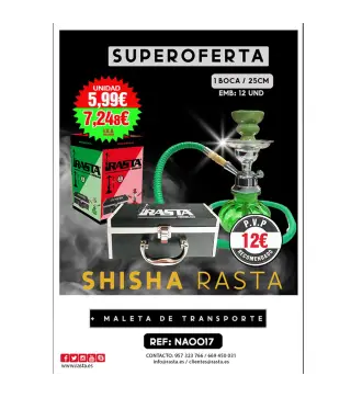 Narg Cristal-25Cm +Maleta 4Col Emb 12