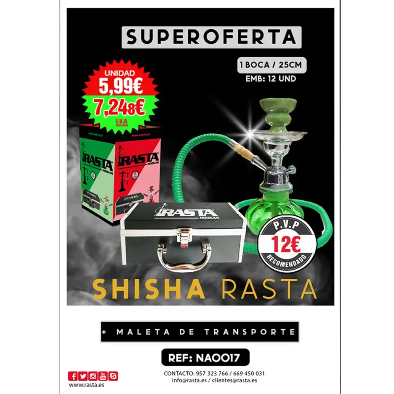 Narg Cristal-25Cm +Maleta 4Col Emb 12