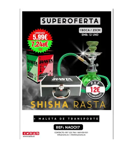 Narg Cristal-25Cm +Maleta 4Col Emb 12