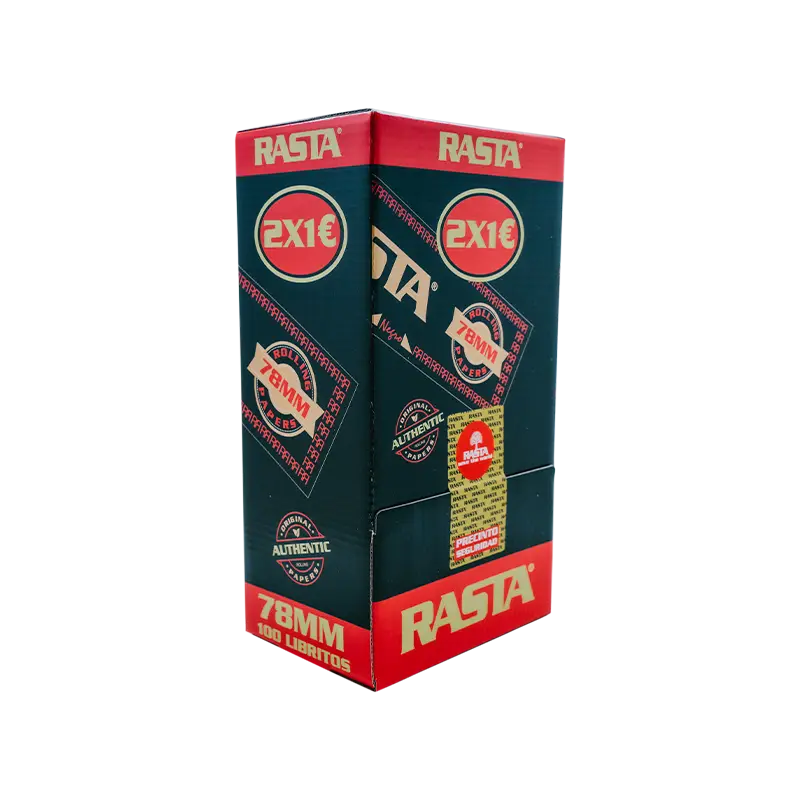 Papel De Liar Negro 2X1€ De 78Mm - 100 Librillos