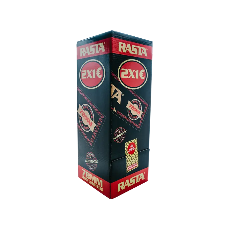 Papel De Liar Negro 78Mm - 2X1€ - 200 Librillos