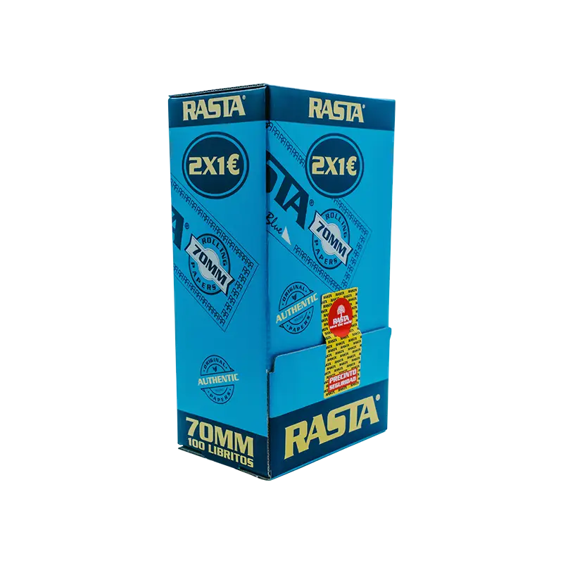 Papel De Liar Azul 2X1€ De 70Mm - 100 Librillos