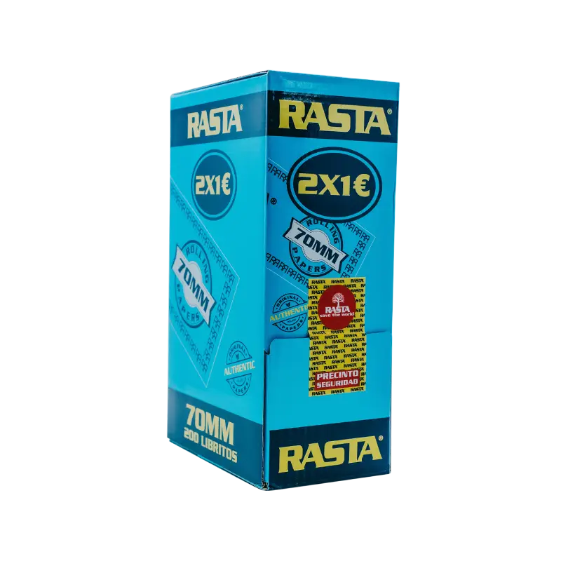 Papel De Liar Azul 2X1€ De 70Mm - 200 Librillos